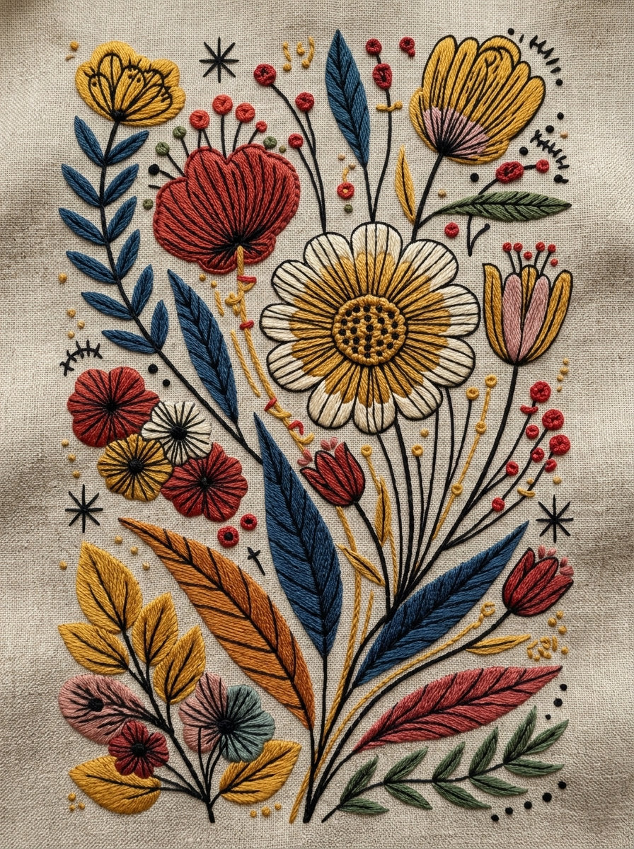 Color Pop Embroidery Pattern Book 2 from Color Pop Patches & Playful Motifs Book 4, a digital embroidery design reference for machine embroidery designs, embroidery patterns and embroidery design reference.