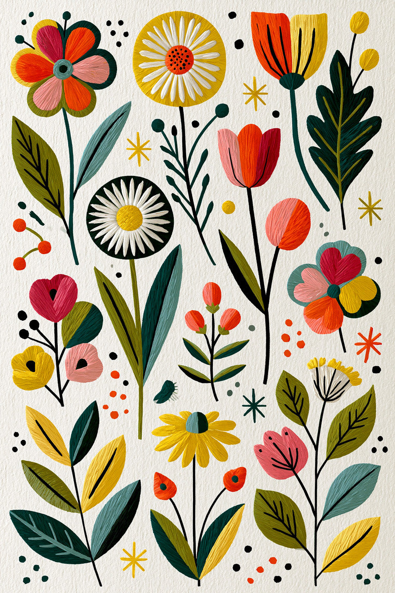 Color Pop Embroidery Pattern Book from Color Pop Patches & Playful Motifs Book 3, a digital embroidery design reference for machine embroidery designs, embroidery patterns and embroidery design reference.