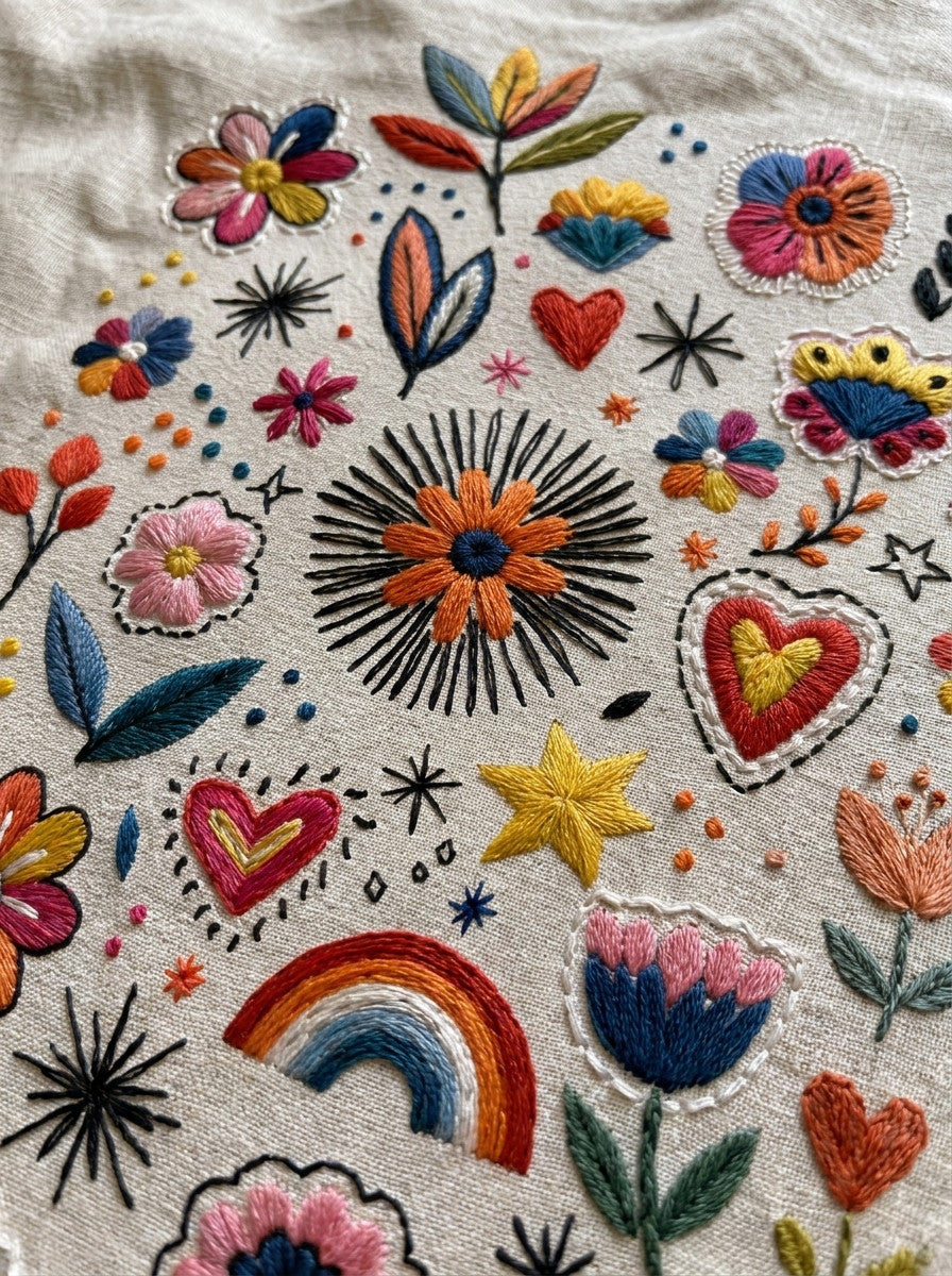 Color Pop Embroidery Pattern Png from Color Pop Patches & Playful Motifs Book 1, a digital embroidery design reference for machine embroidery designs, embroidery patterns and embroidery design reference.