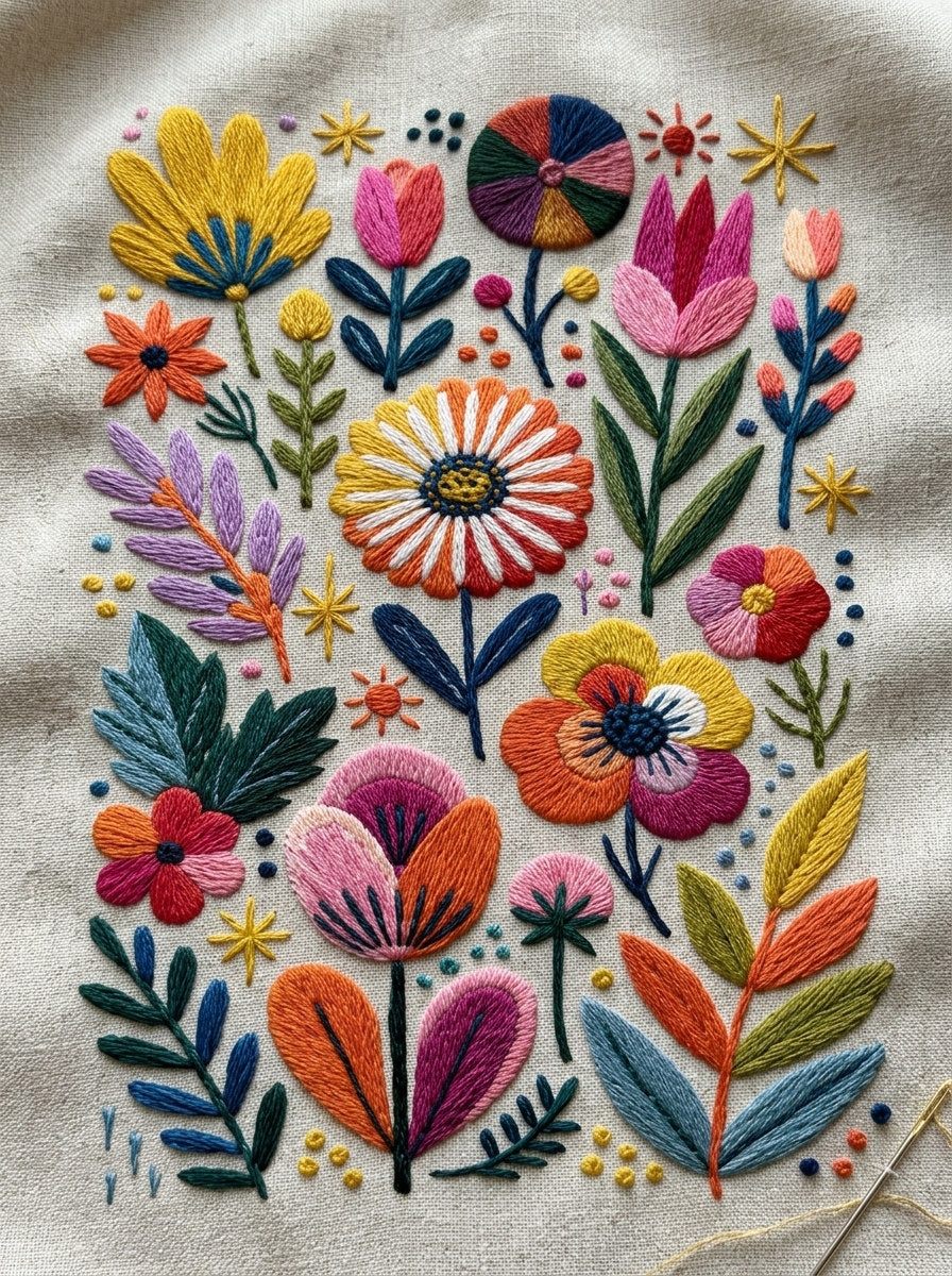 Color Pop Embroidery Pattern Png from Color Pop Patches & Playful Motifs Book 6, a digital embroidery design reference for machine embroidery designs, embroidery patterns and embroidery design reference.