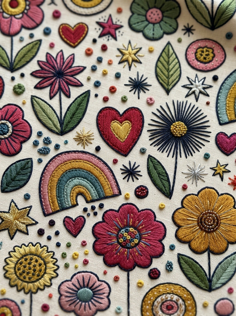 Color Pop Filler Motif Plate from Color Pop Patches & Playful Motifs Book 2, a digital embroidery design reference for machine embroidery designs, embroidery patterns and embroidery design reference.