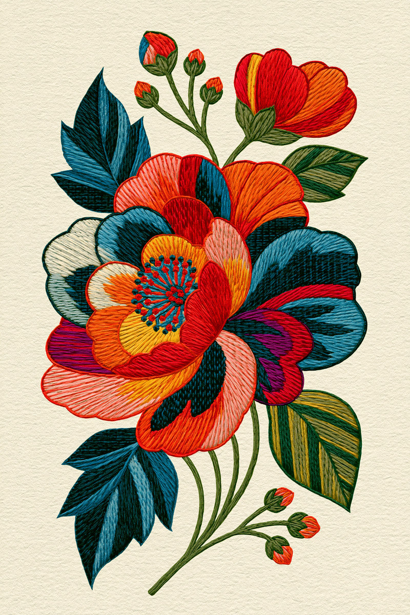 Colorwork Pocket Motif Modern Colorwork from Modern Colorwork Embroidery Book 1, a digital embroidery design reference for machine embroidery designs, embroidery patterns and garment placement ideas.