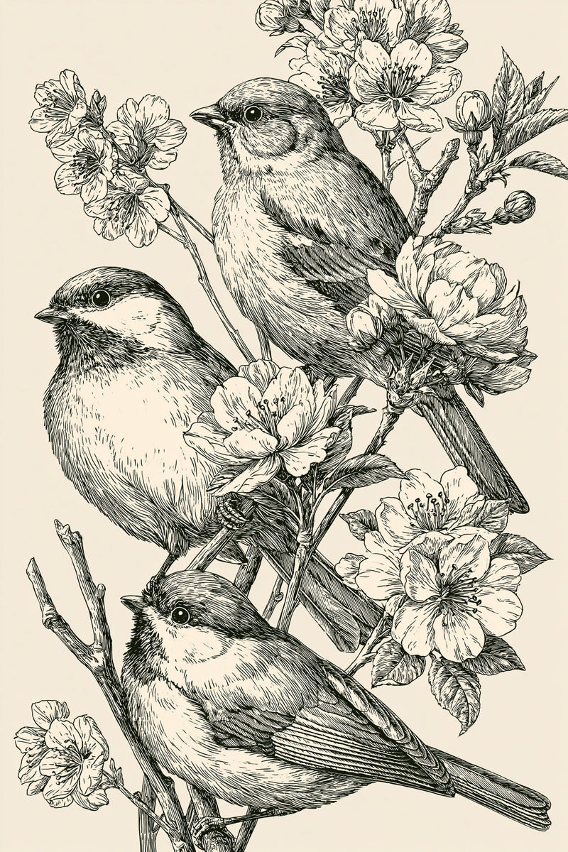 Complete Birds Embroidery Collection Plate from Birds Embroidery Book 2, a digital embroidery design reference for machine embroidery designs, embroidery patterns and embroidery design reference.