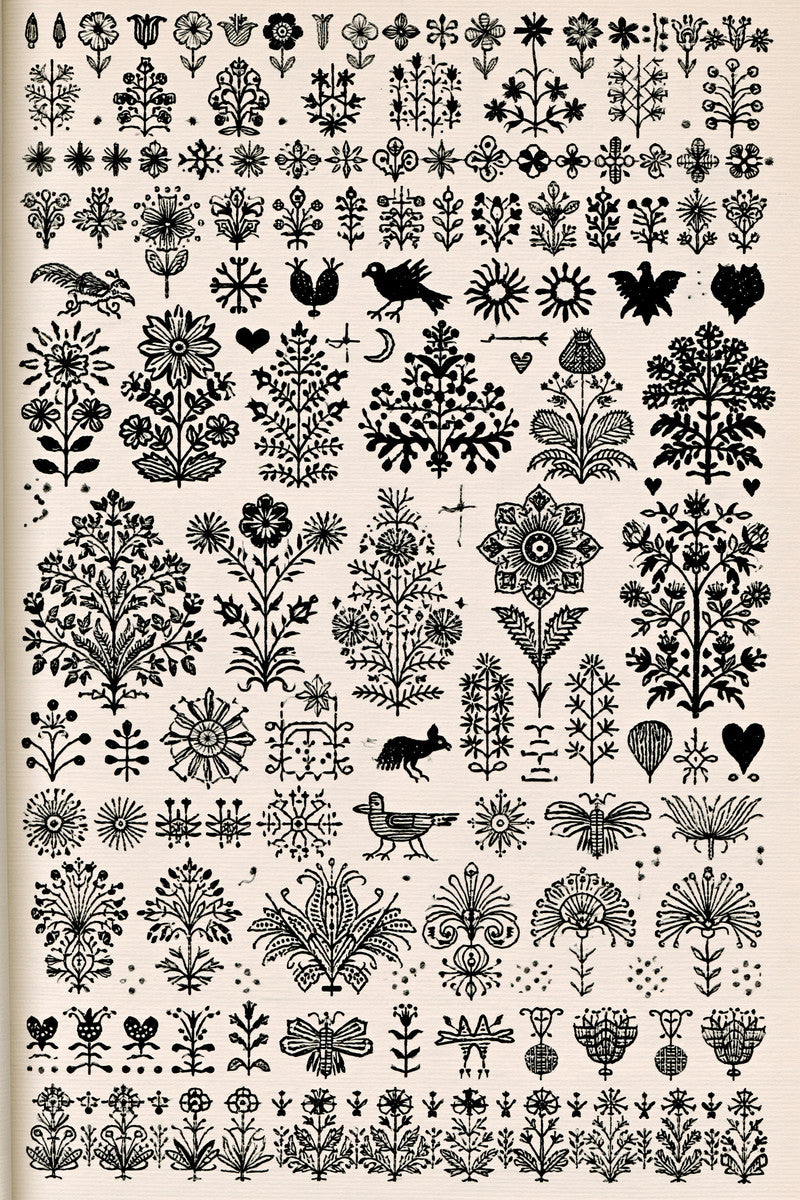 Complete Global Folk Art Embroidery from Global Folk Art Embroidery Book 3, a digital embroidery design reference for machine embroidery designs, embroidery patterns and embroidery design reference.