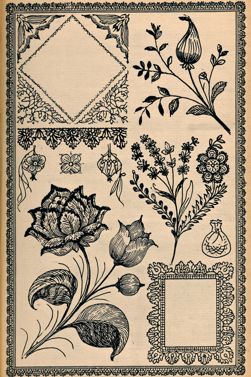 Complete Home Linen Pattern Book 02 from Napkins, Table Runners & Kitchen Linens Book 3, a digital embroidery design reference for machine embroidery designs, embroidery patterns and border and edge embroidery.