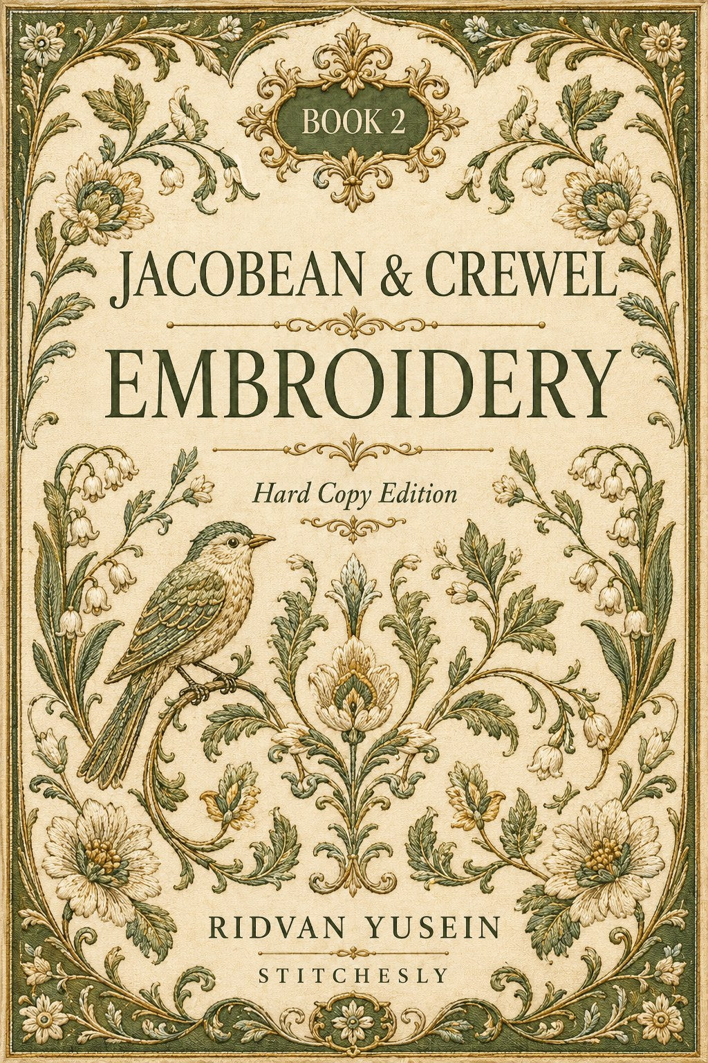 Digital PDF embroidery design bundle cover preview for Botanical Garden Archive Bundle 2, featuring curated embroidery patterns, motif library references and textile design… - preview 9