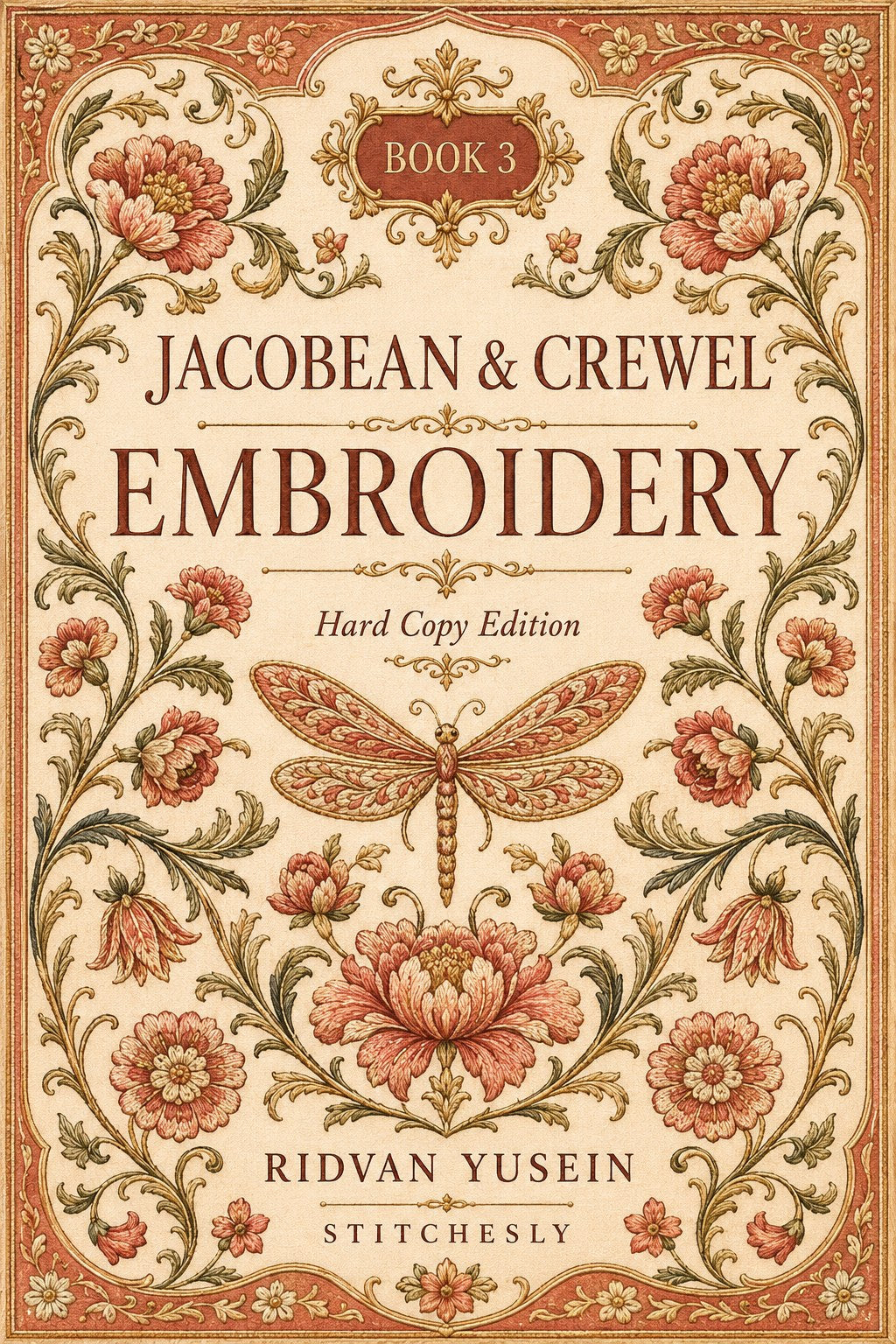 Digital PDF embroidery design bundle cover preview for Botanical Garden Archive Bundle 3, featuring curated embroidery patterns, motif library references and textile design… - preview 9