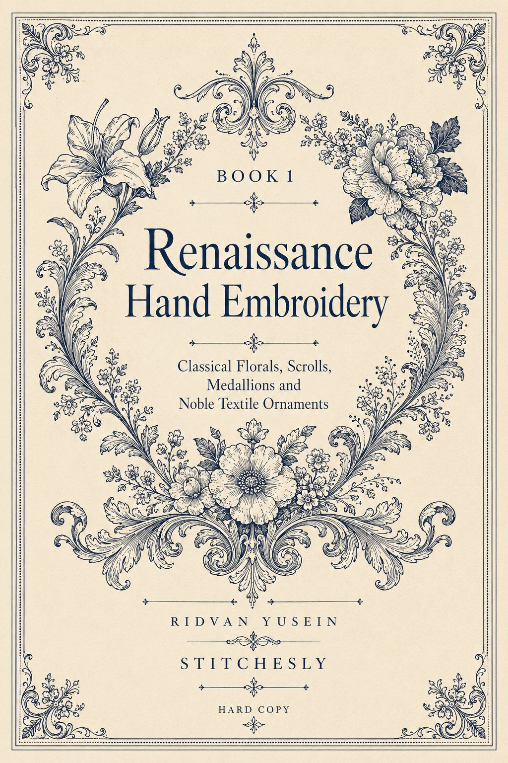 Digital PDF embroidery design bundle cover preview for Sacred, Renaissance & Eastern Ornament Bundle 1, featuring curated embroidery patterns, motif library references and… - preview 6