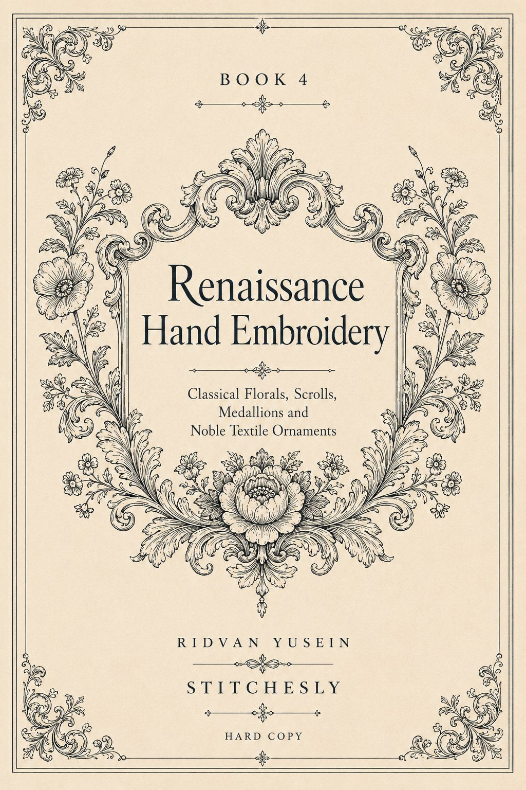 Digital PDF embroidery design bundle cover preview for Sacred, Renaissance & Eastern Ornament Bundle 4, featuring curated embroidery patterns, motif library references and… - preview 6