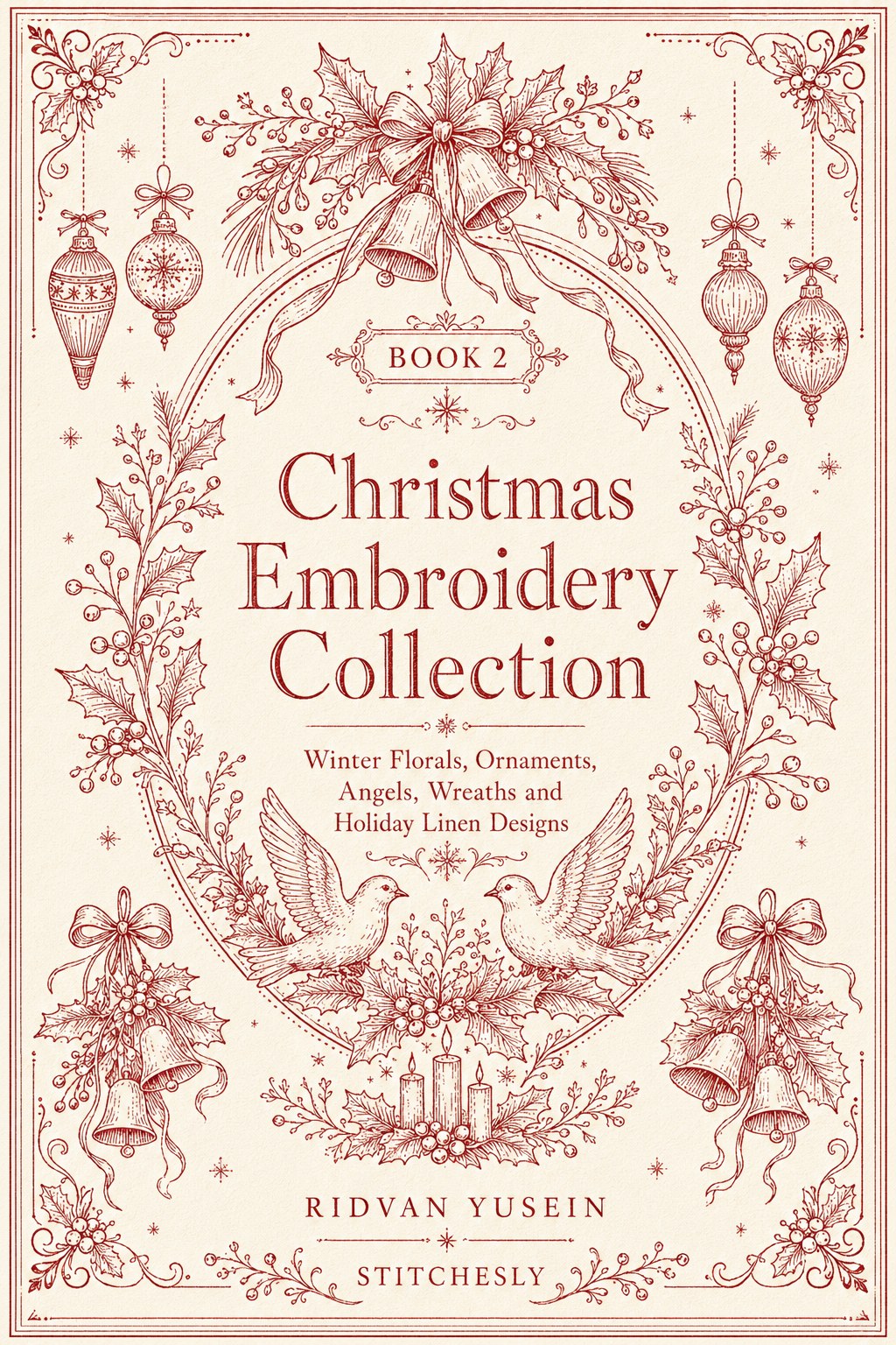Digital PDF embroidery design bundle cover preview for Seasonal & Sentimental Motifs Bundle 2, featuring curated embroidery patterns, motif library references and textile design… - preview 8