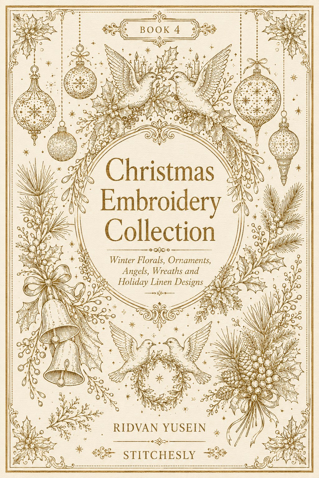 Digital PDF embroidery design bundle cover preview for Seasonal & Sentimental Motifs Bundle 4, featuring curated embroidery patterns, motif library references and textile design… - preview 8