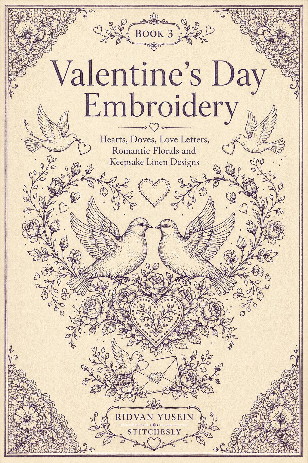Digital PDF embroidery design bundle cover preview for Seasonal & Sentimental Motifs Bundle 3, featuring curated embroidery patterns, motif library references and textile design… - preview 6