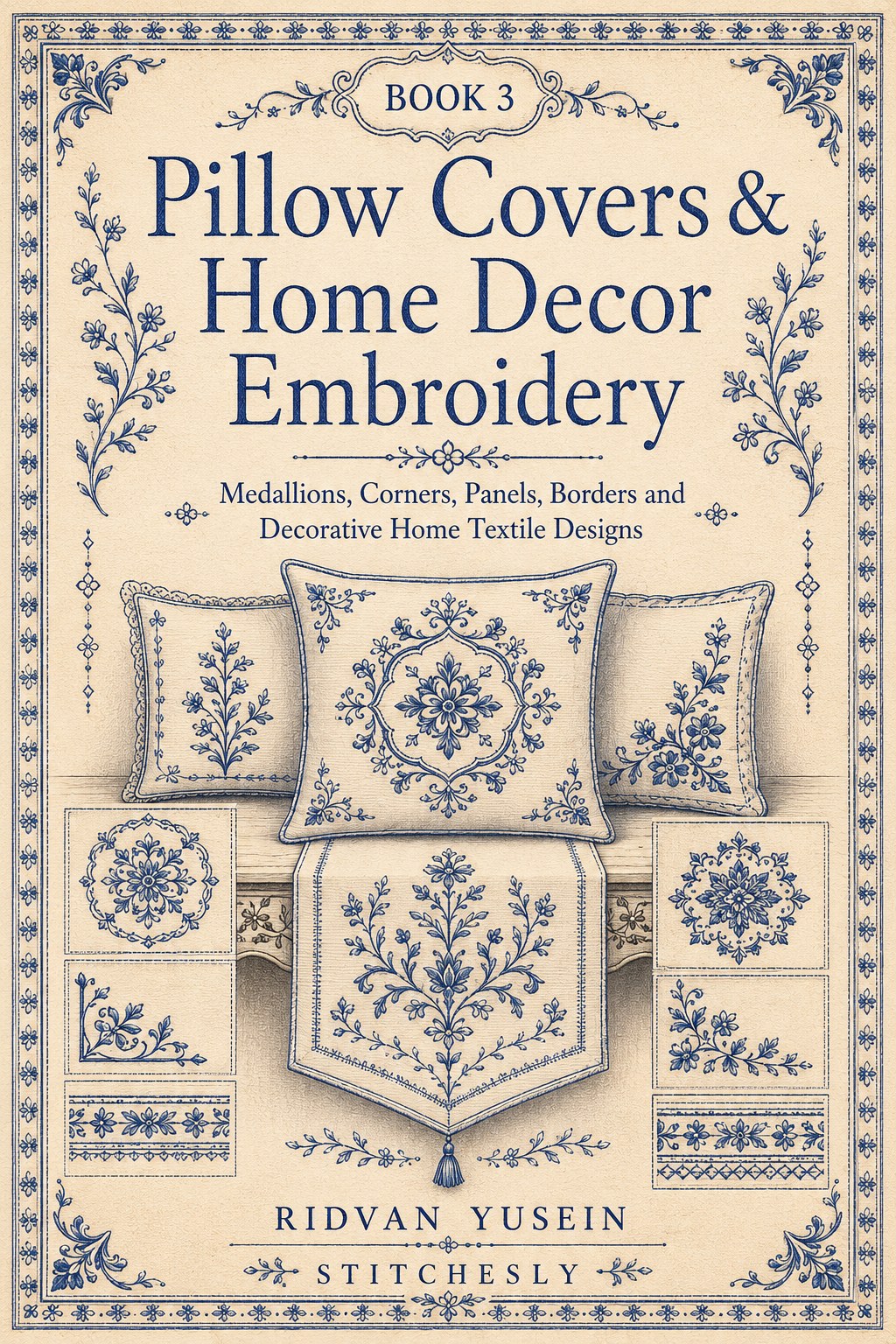 Digital PDF embroidery design bundle cover preview for Home Decor, Scale & Modular Systems Bundle 3, featuring curated embroidery patterns, motif library references and textile… - preview 8