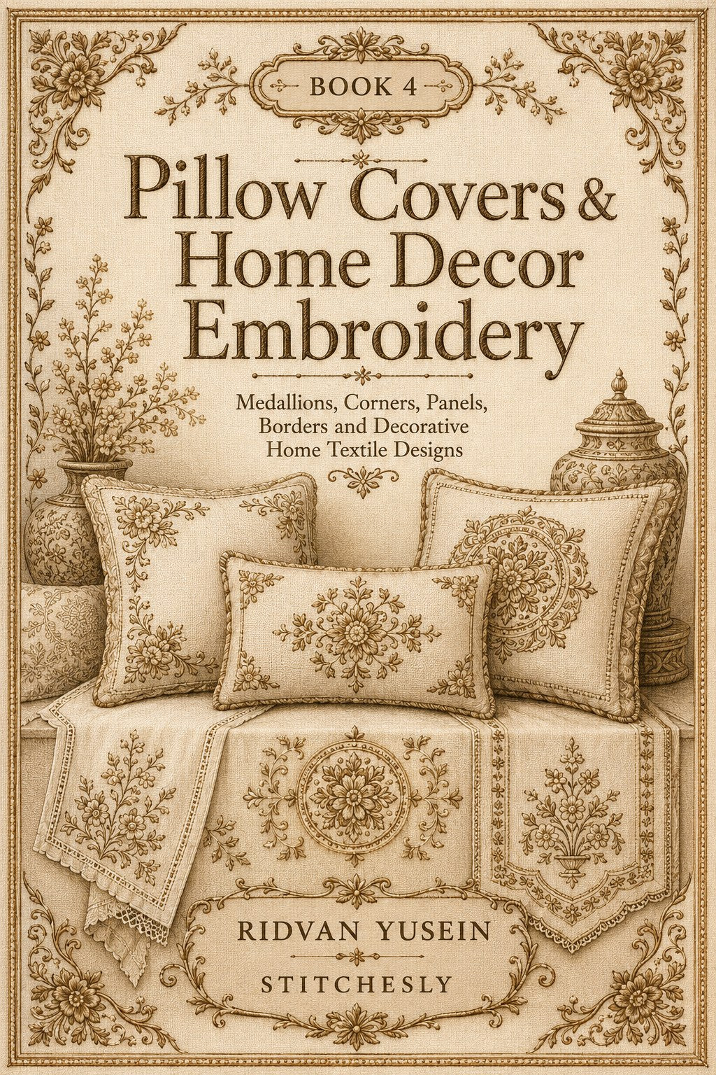 Digital PDF embroidery design bundle cover preview for Home Decor, Scale & Modular Systems Bundle 4, featuring curated embroidery patterns, motif library references and textile… - preview 8