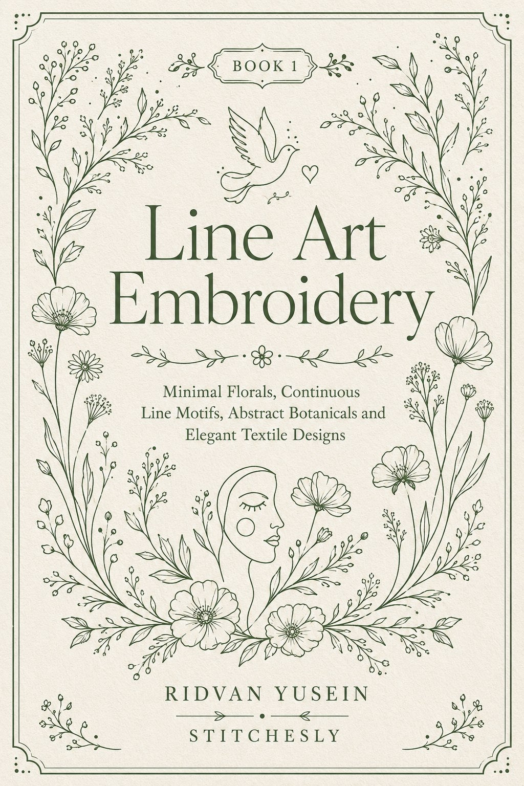 Digital PDF embroidery design bundle cover preview for Monochrome Stitch Language Bundle 1, featuring curated embroidery patterns, motif library references and textile design… - preview 7