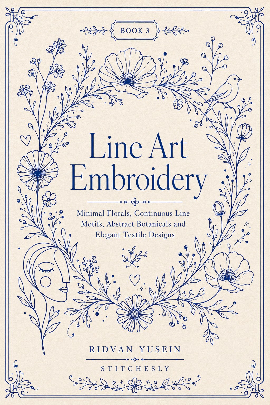 Digital PDF embroidery design bundle cover preview for Monochrome Stitch Language Bundle 3, featuring curated embroidery patterns, motif library references and textile design… - preview 7