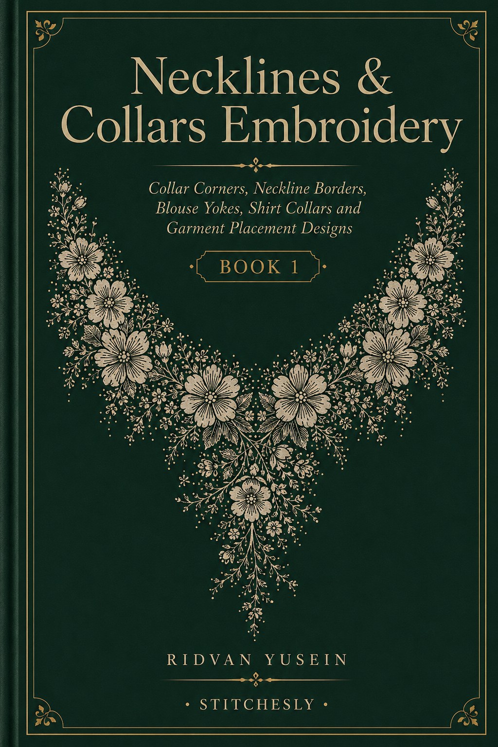 Digital PDF embroidery design bundle cover preview for Garment & Linen Placement Bundle 1, featuring curated embroidery patterns, motif library references and textile design… - preview 7