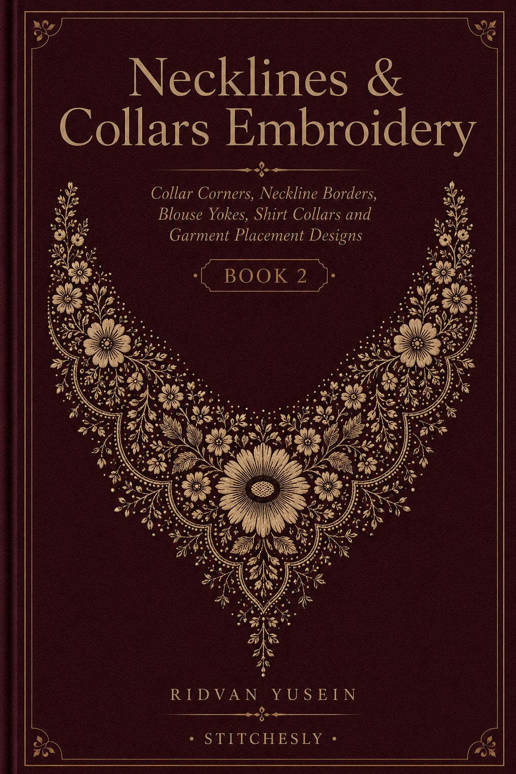 Digital PDF embroidery design bundle cover preview for Garment & Linen Placement Bundle 2, featuring curated embroidery patterns, motif library references and textile design… - preview 6