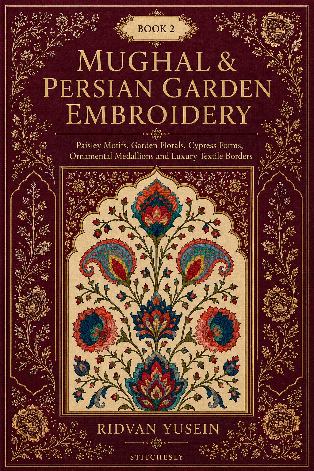 Digital PDF embroidery design bundle cover preview for Sacred, Renaissance & Eastern Ornament Bundle 2, featuring curated embroidery patterns, motif library references and… - preview 7