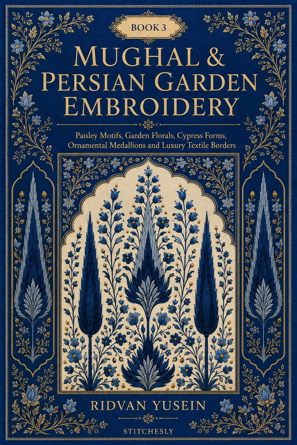 Digital PDF embroidery design bundle cover preview for Sacred, Renaissance & Eastern Ornament Bundle 3, featuring curated embroidery patterns, motif library references and… - preview 7