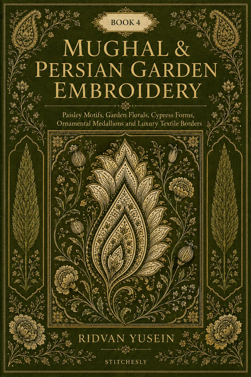Digital PDF embroidery design bundle cover preview for Sacred, Renaissance & Eastern Ornament Bundle 4, featuring curated embroidery patterns, motif library references and… - preview 7