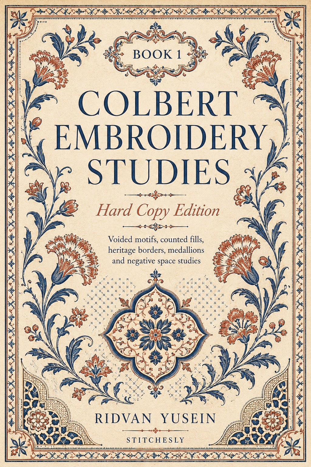 Digital PDF embroidery design bundle cover preview for Sacred, Renaissance & Eastern Ornament Bundle 1, featuring curated embroidery patterns, motif library references and… - preview 5