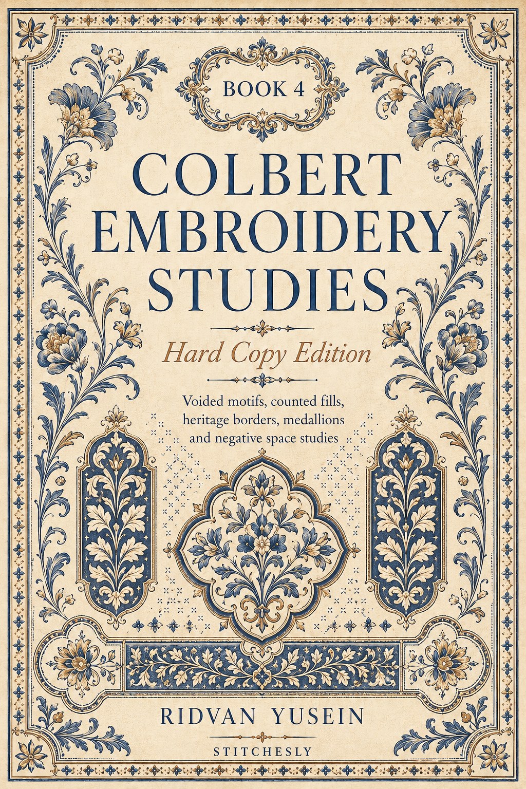 Digital PDF embroidery design bundle cover preview for Sacred, Renaissance & Eastern Ornament Bundle 4, featuring curated embroidery patterns, motif library references and… - preview 5