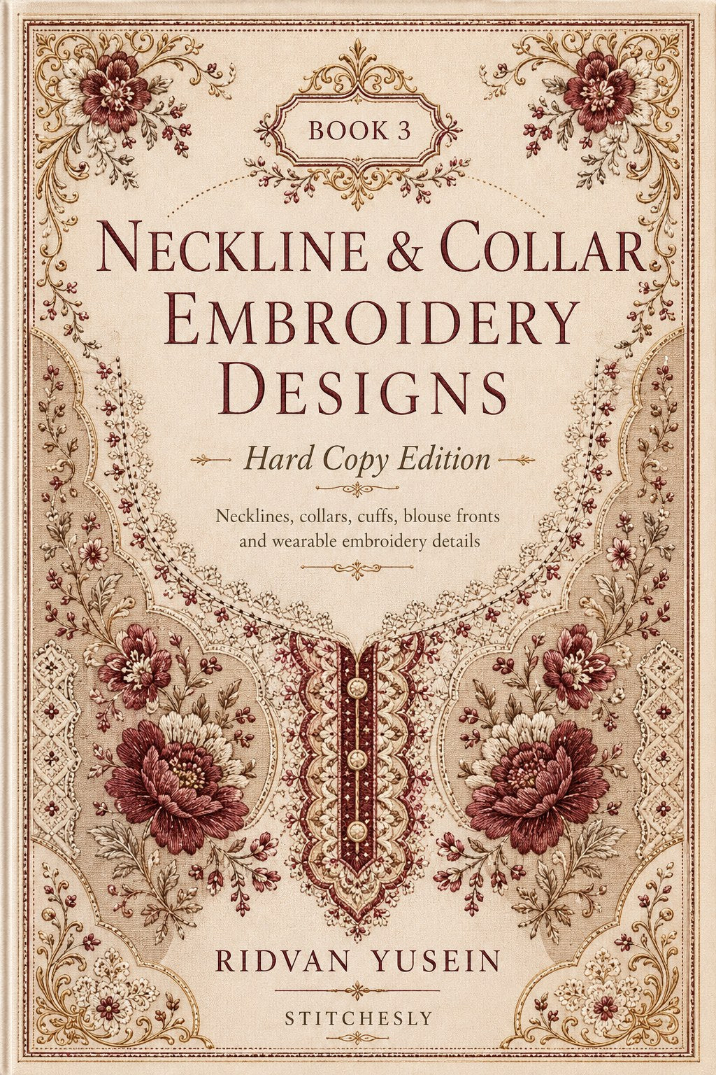 Digital PDF embroidery design bundle cover preview for Garment & Linen Placement Bundle 3, featuring curated embroidery patterns, motif library references and textile design… - preview 8