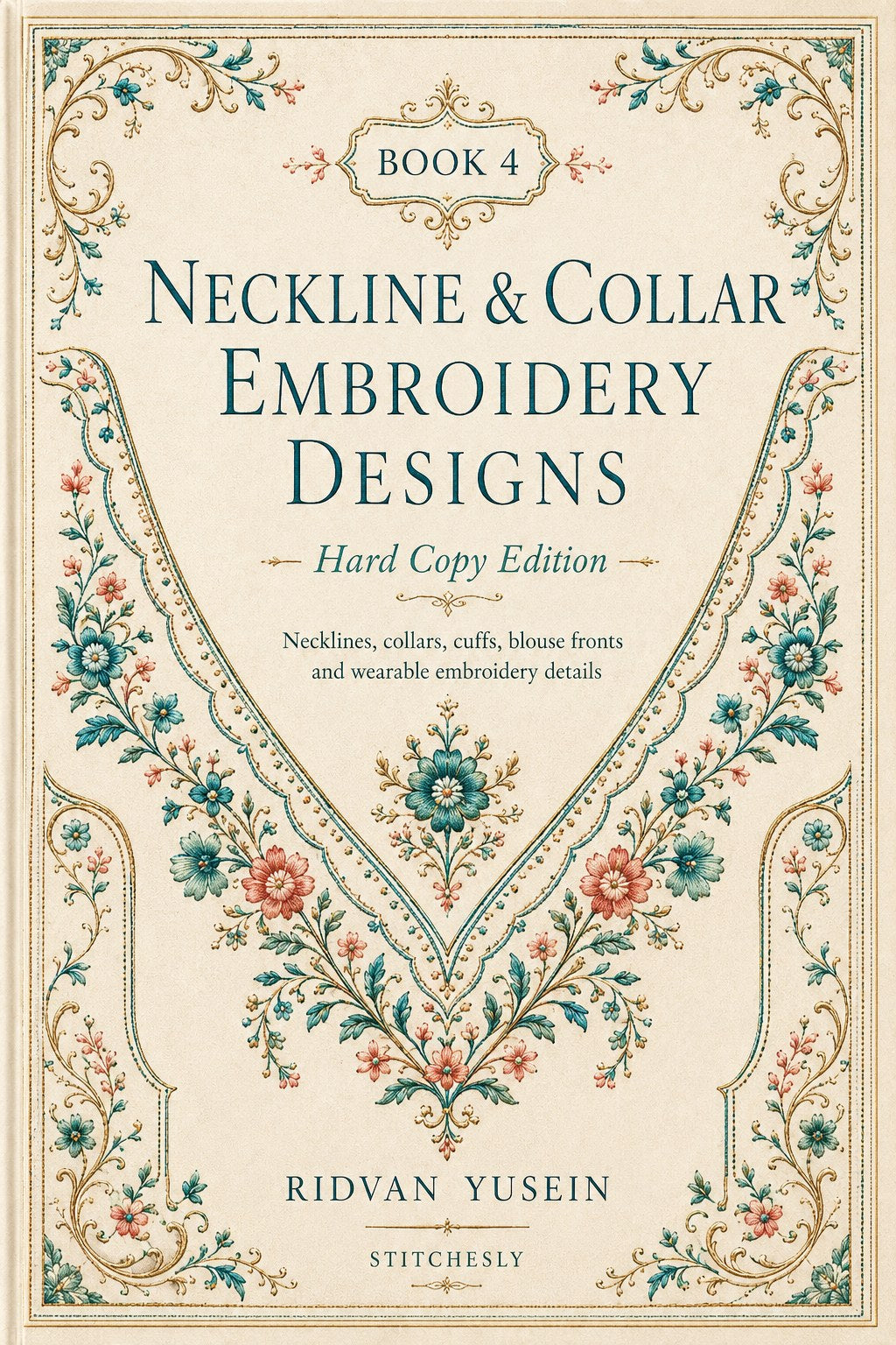 Digital PDF embroidery design bundle cover preview for Garment & Linen Placement Bundle 4, featuring curated embroidery patterns, motif library references and textile design… - preview 8