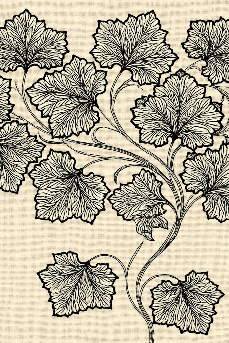 Crewel Leaf Border from Jacobean & Crewel Embroidery Book 4, a digital embroidery design reference for machine embroidery designs, embroidery patterns and border and edge embroidery.