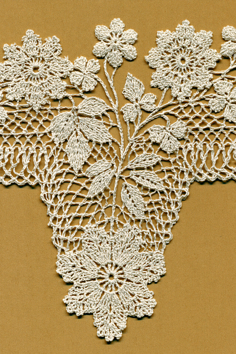 Crochet Lace Pattern Book Plate from Crochet Lace Borders & Edgings Book 2, a digital embroidery design reference for machine embroidery designs, embroidery patterns and border and edge embroidery.