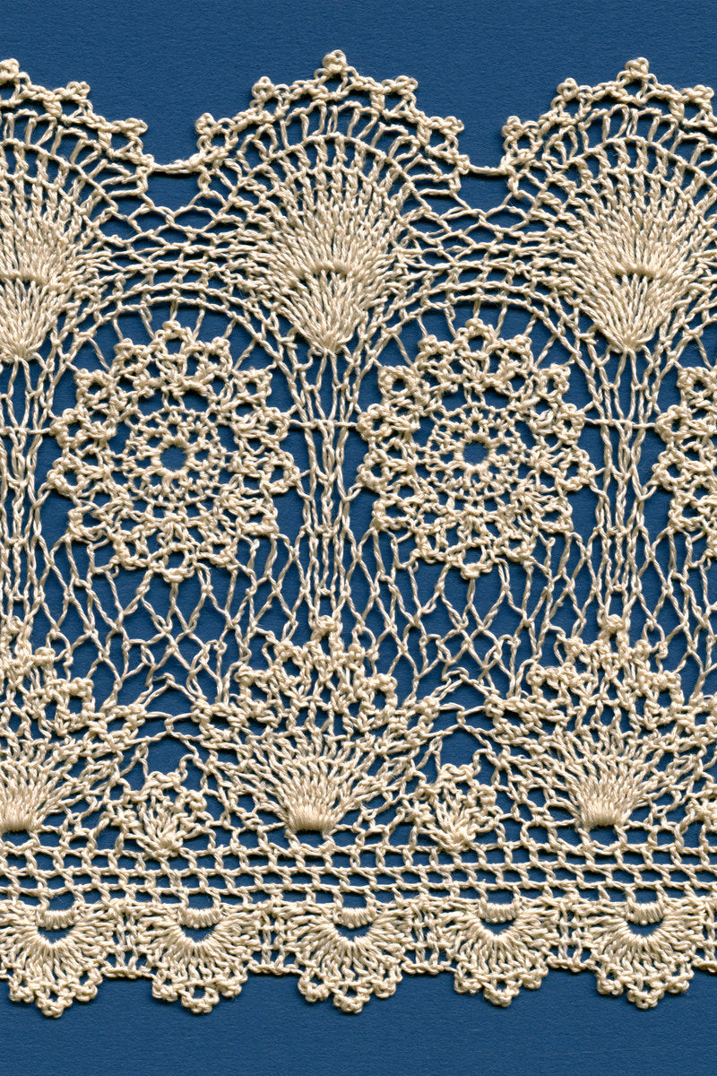 Crochet Pillow Edge Trim Crochet from Crochet Lace Borders & Edgings Book 2, a digital embroidery design reference for machine embroidery designs, embroidery patterns and border and edge embroidery.