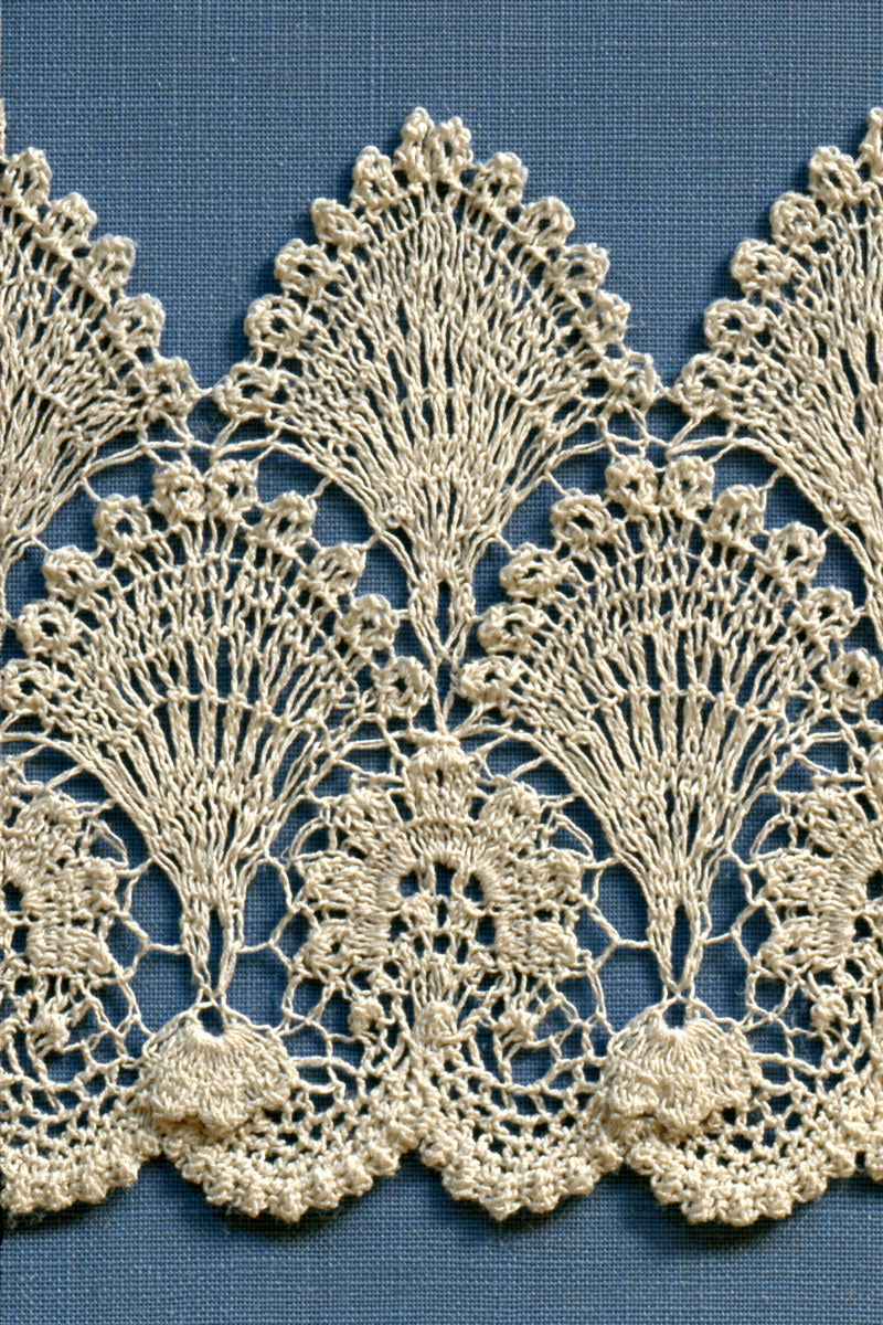 Crochet Pillow Edge Trim Crochet from Crochet Lace Borders & Edgings Book 3, a digital embroidery design reference for machine embroidery designs, embroidery patterns and border and edge embroidery.
