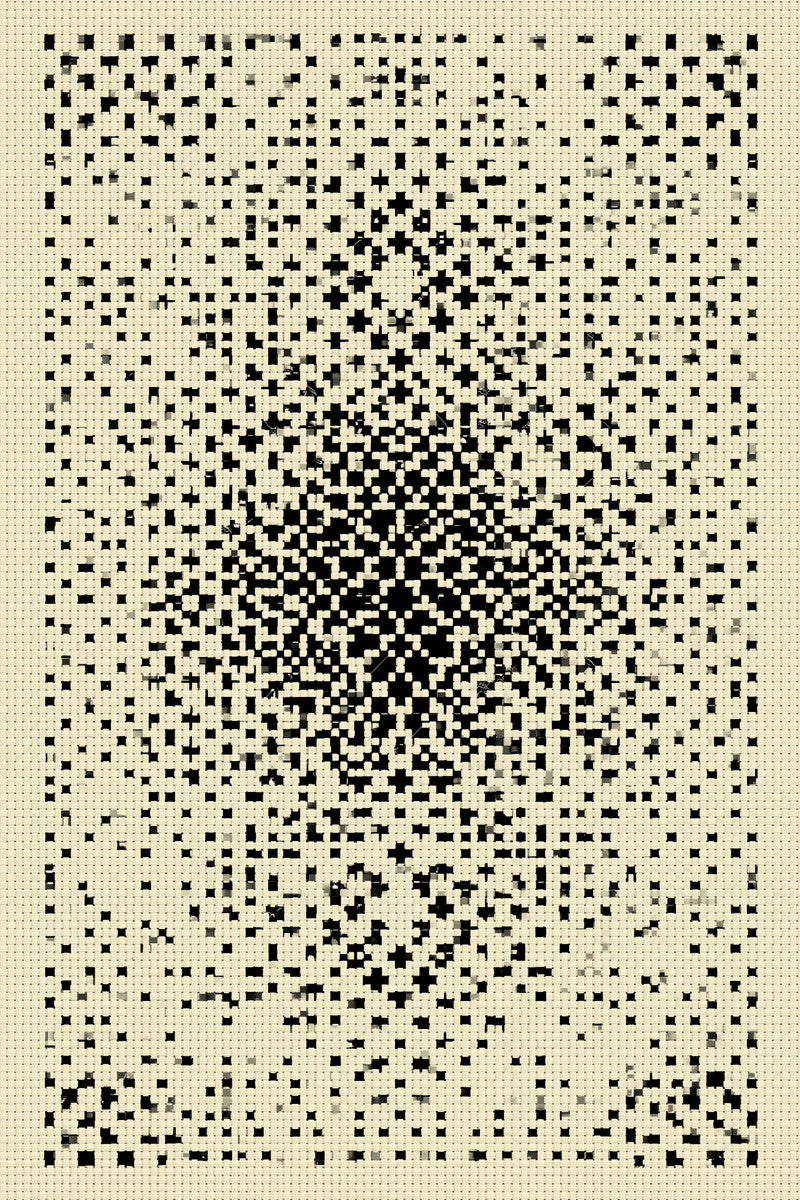 Cross Stitch Counted Fill Ground from Colbert Embroidery Studies Book 1, a digital embroidery design reference for machine embroidery designs, embroidery patterns and embroidery design reference.