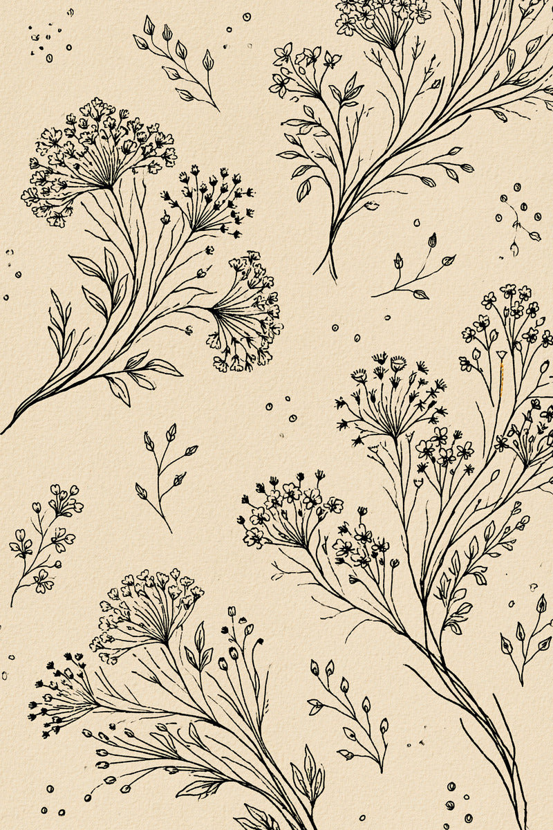 Curved Branches Tiny Bouquets And from Botanical Sprig Library Book 6, a digital embroidery design reference for machine embroidery designs, embroidery patterns and small motif and accent designs.