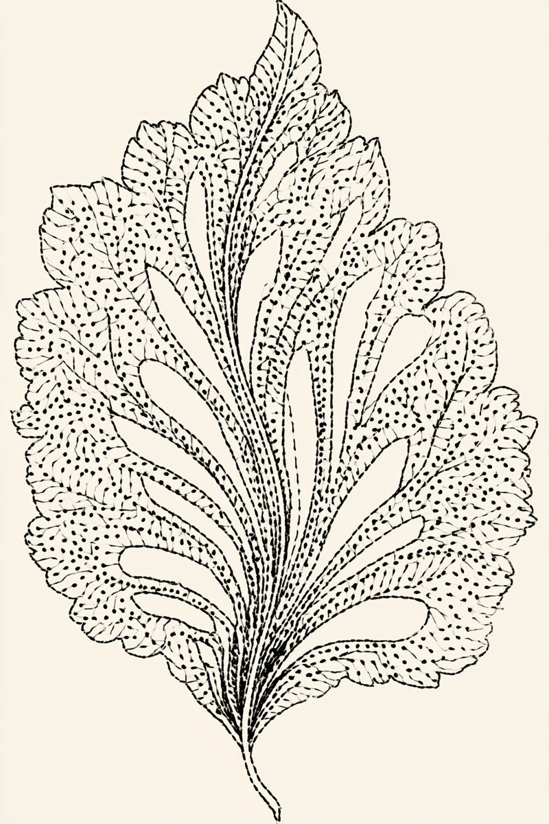 Cutwork Inspired Leaf Motif from Botanical Embroidery Designs Book 4, a digital embroidery design reference for machine embroidery designs, embroidery patterns and lace and broderie details.