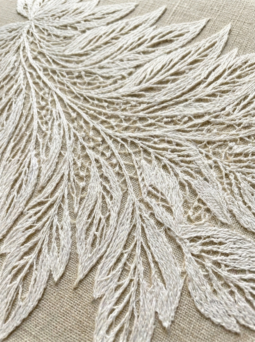 Cutwork Leaf Edge from Lace Embroidery & Broderie Designs Book 2, a digital embroidery design reference for machine embroidery designs, embroidery patterns and border and edge embroidery.