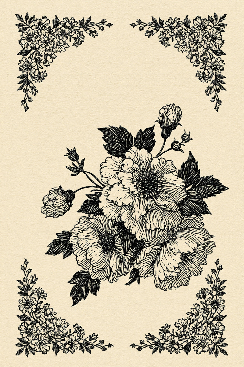 Decorative Label Border Unit Classic from Classic Frames & Borders Book 9, a digital embroidery design reference for machine embroidery designs, embroidery patterns and border and edge embroidery.