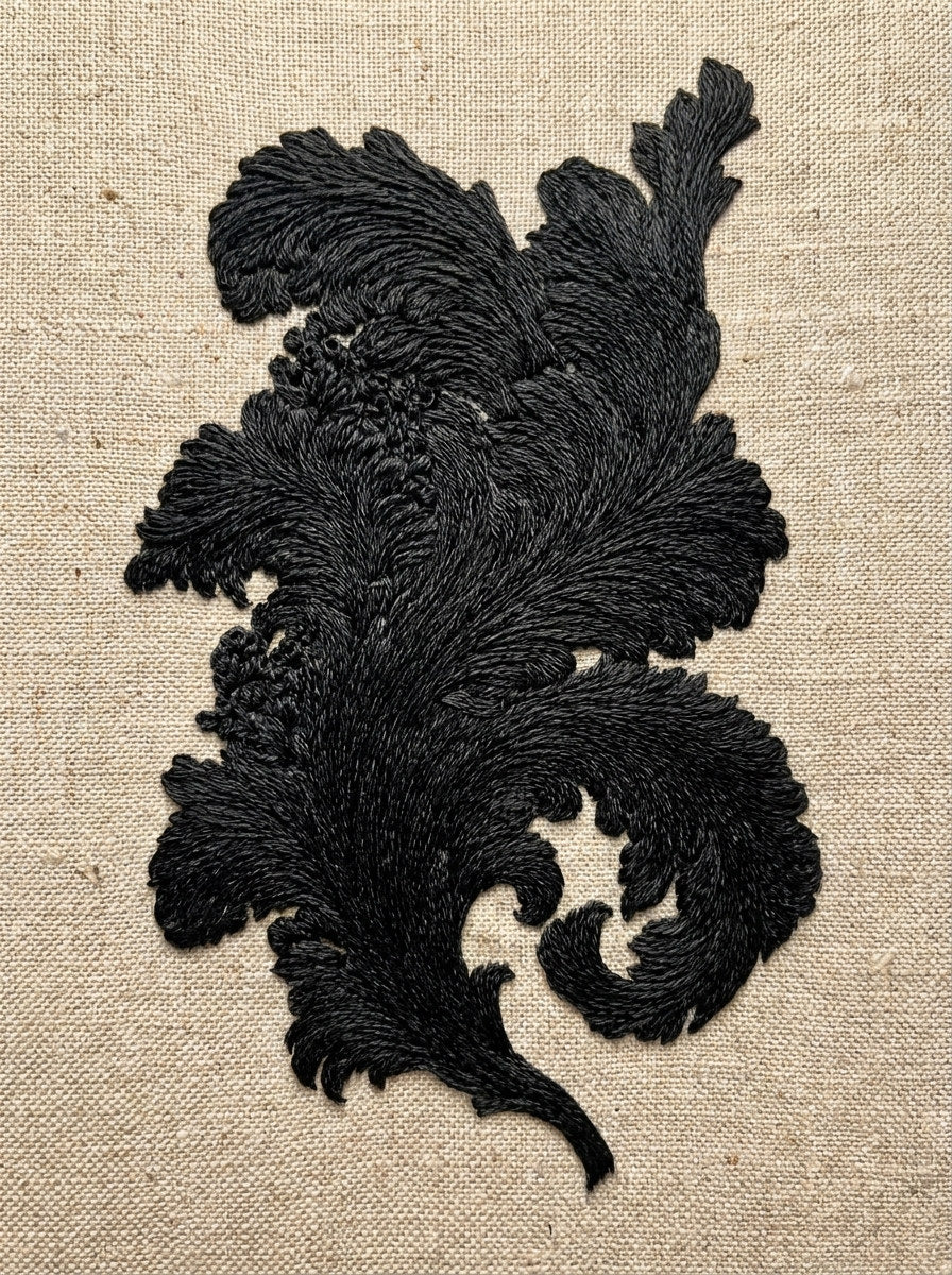 Dense Baroque Scroll Study from Baroque Scrollwork & Luxury Ornament Book 3, a digital embroidery design reference for machine embroidery designs, embroidery patterns and embroidery design reference.