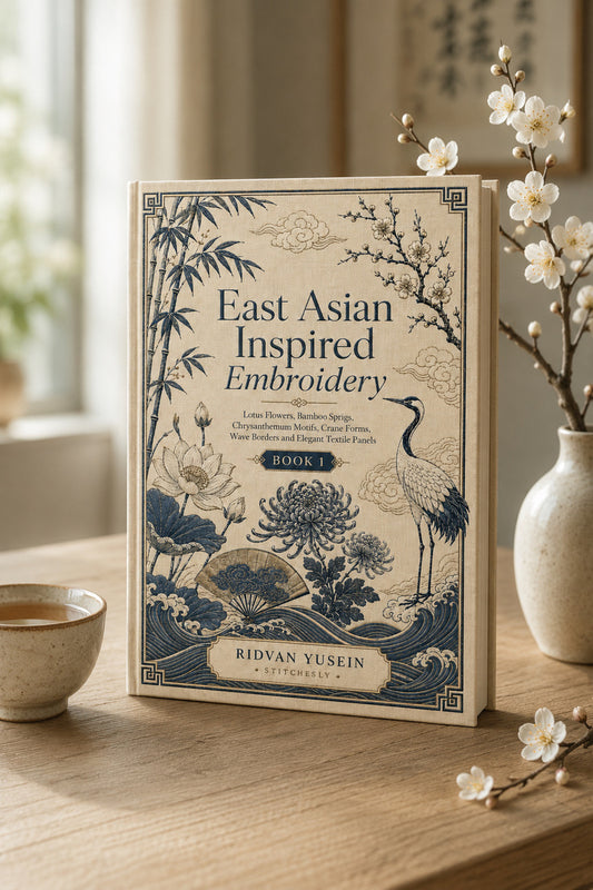 East Asian Inspired Embroidery 1 Book 03 from East Asian Inspired Embroidery Book 1, a digital embroidery design reference for machine embroidery designs, embroidery patterns and embroidery design reference.