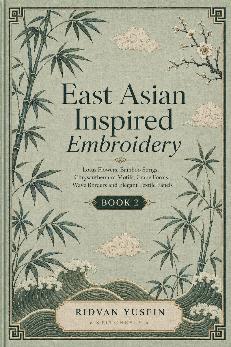East Asian Inspired Embroidery 2 Book 03 from East Asian Inspired Embroidery Book 2, a digital embroidery design reference for machine embroidery designs, embroidery patterns and embroidery design reference.