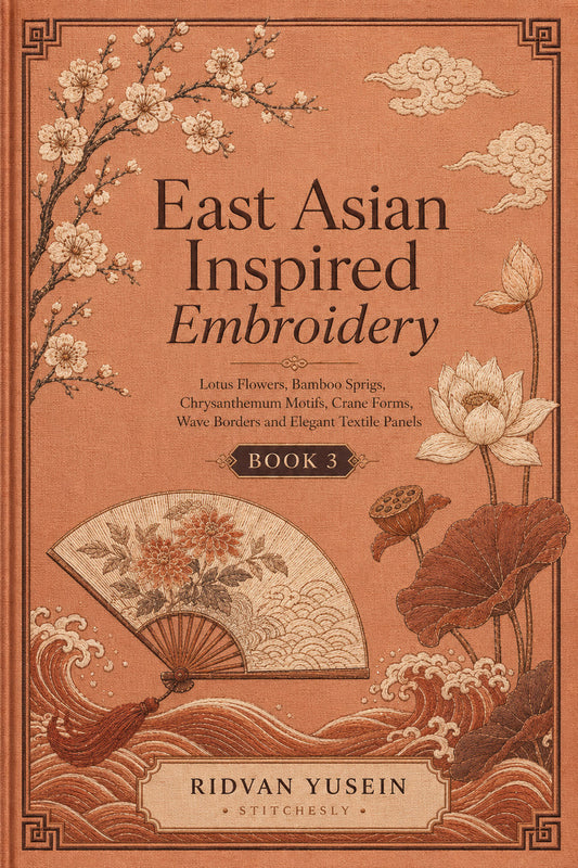 East Asian Inspired Embroidery 3 Book 03 from East Asian Inspired Embroidery Book 3, a digital embroidery design reference for machine embroidery designs, embroidery patterns and embroidery design reference.