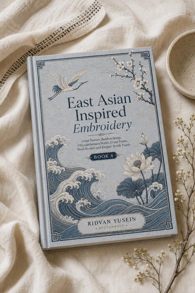 East Asian Inspired Embroidery 4 Book 03 from East Asian Inspired Embroidery Book 4, a digital embroidery design reference for machine embroidery designs, embroidery patterns and embroidery design reference.