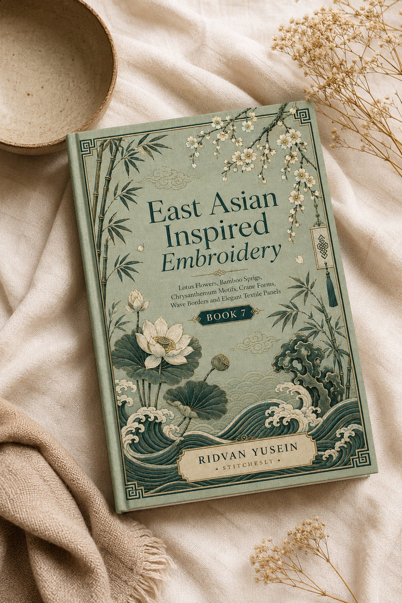 East Asian Inspired Embroidery 7 Book 02 from East Asian Inspired Embroidery Book 7, a digital embroidery design reference for machine embroidery designs, embroidery patterns and embroidery design reference.