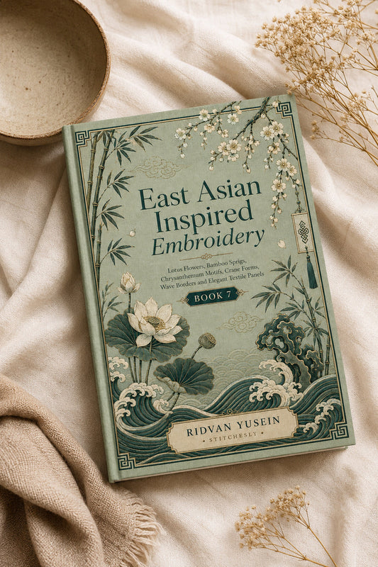 East Asian Inspired Embroidery 7 Book 02 from East Asian Inspired Embroidery Book 7, a digital embroidery design reference for machine embroidery designs, embroidery patterns and embroidery design reference.