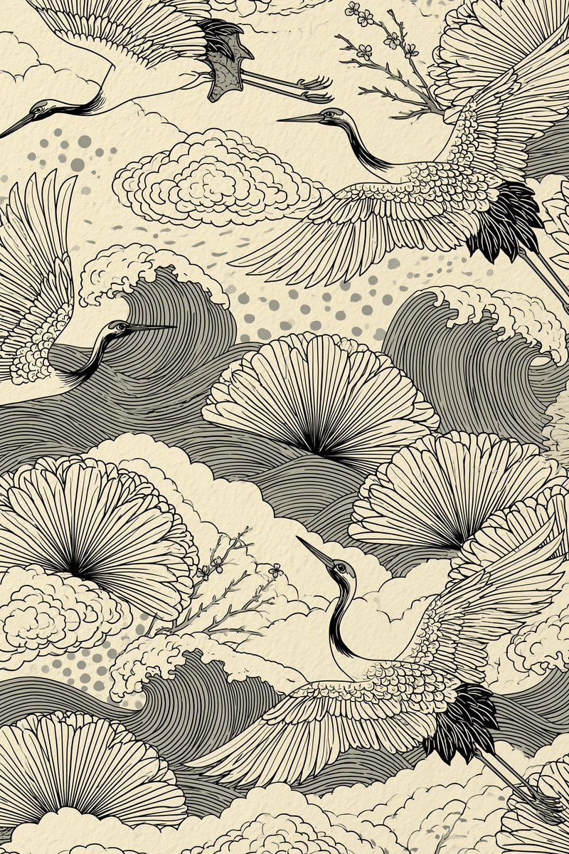East Asian Inspired Embroidery Pattern 02 from East Asian Inspired Embroidery Book 1, a digital embroidery design reference for machine embroidery designs, embroidery patterns and embroidery design reference.