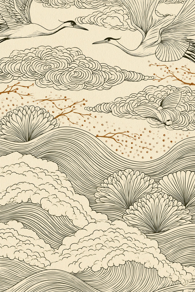 East Asian Inspired Embroidery Pattern 03 from East Asian Inspired Embroidery Book 1, a digital embroidery design reference for machine embroidery designs, embroidery patterns and embroidery design reference.