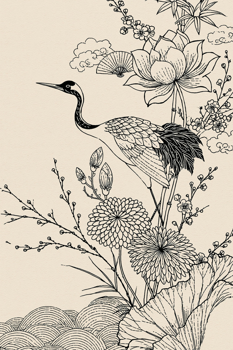 East Asian Inspired Embroidery Pattern 03 from East Asian Inspired Embroidery Book 4, a digital embroidery design reference for machine embroidery designs, embroidery patterns and embroidery design reference.