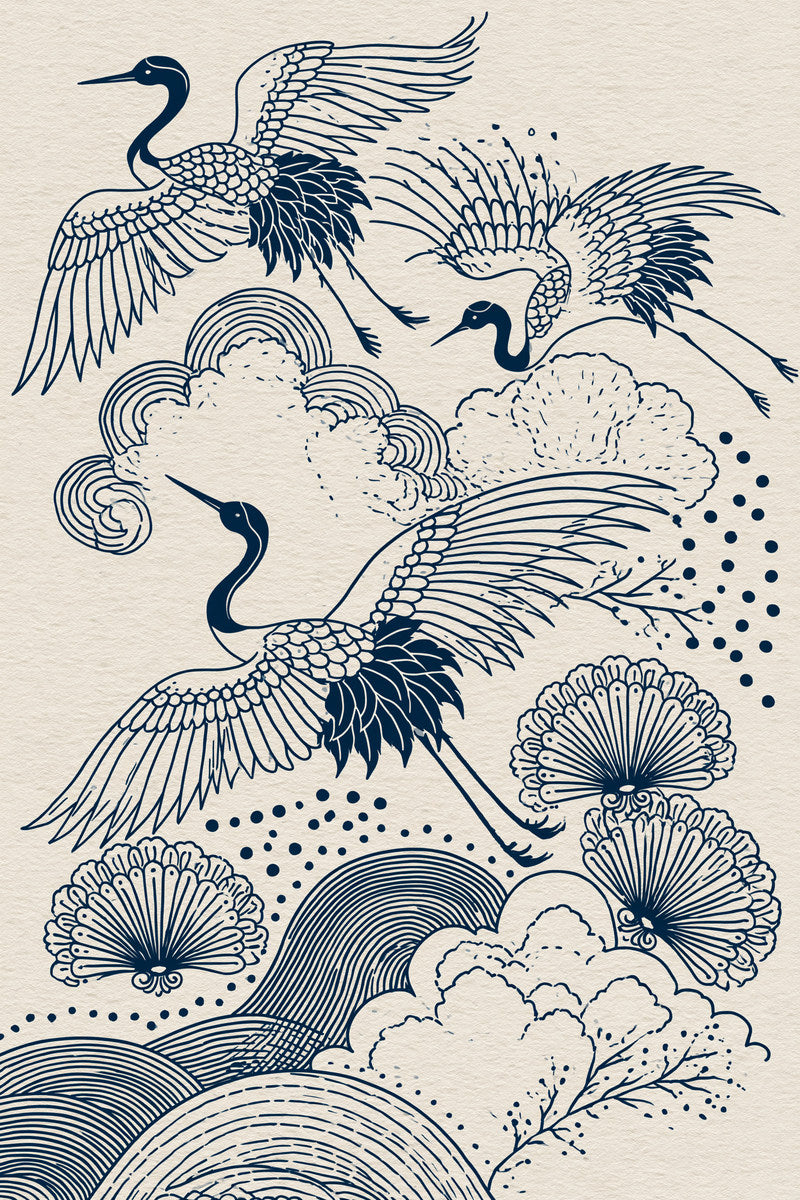 East Asian Inspired Embroidery Pattern 04 from East Asian Inspired Embroidery Book 4, a digital embroidery design reference for machine embroidery designs, embroidery patterns and embroidery design reference.