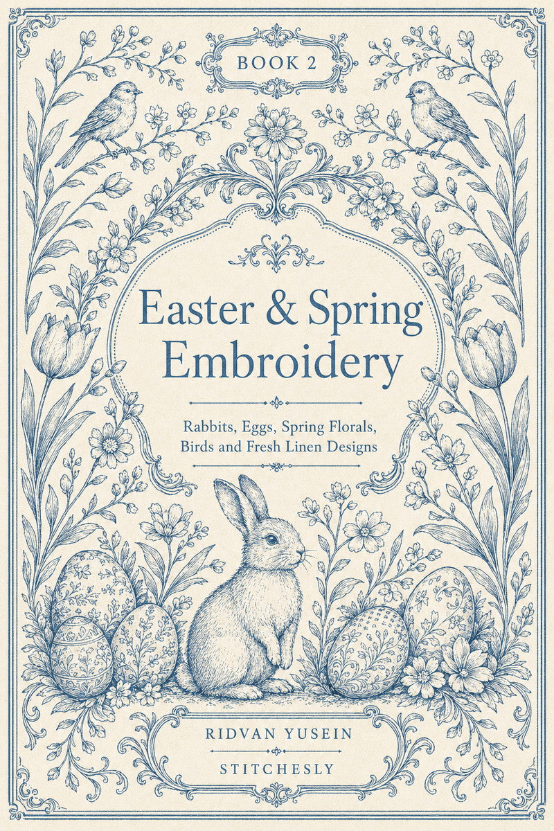 Easter And Spring Embroidery 2 Book from Easter & Spring Embroidery Book 2, a digital embroidery design reference for machine embroidery designs, embroidery patterns and seasonal embroidery motifs.